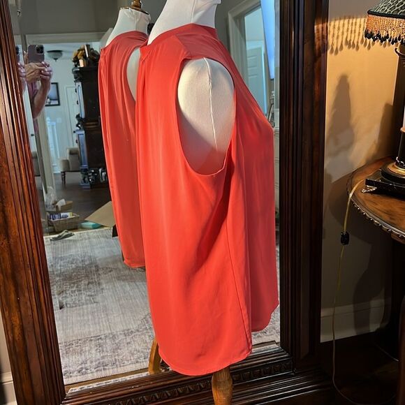 NWT Alfani Sleevelesss Deep Coral Top Large. WT240 - Picture 2 of 6